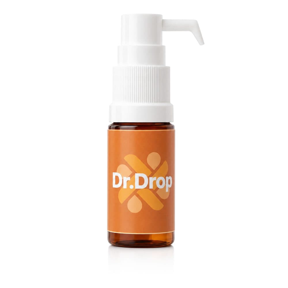 The Dr.Drop personalized allergy drops bottle